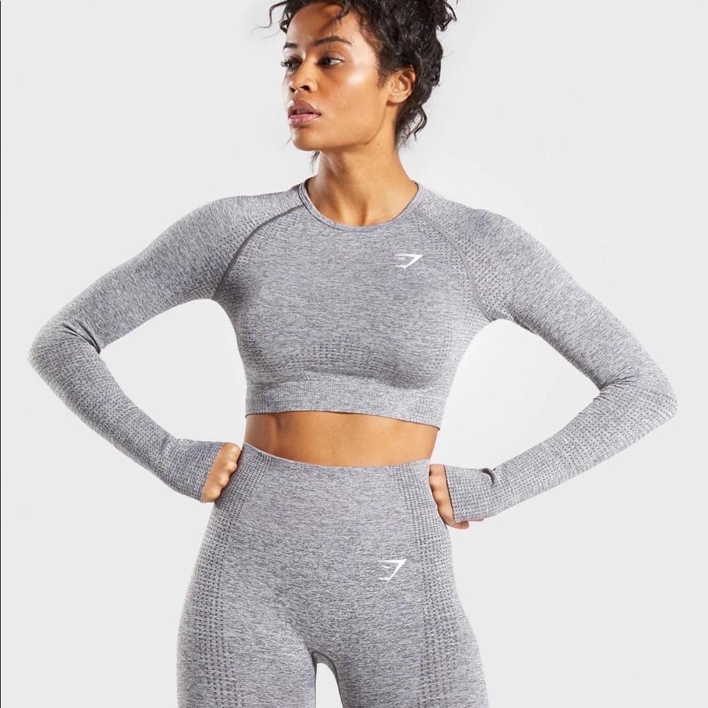 Gymshark Vital Seamless Long Sleeve Crop Top
